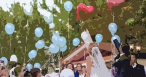 ritual lanzar globos boda civil